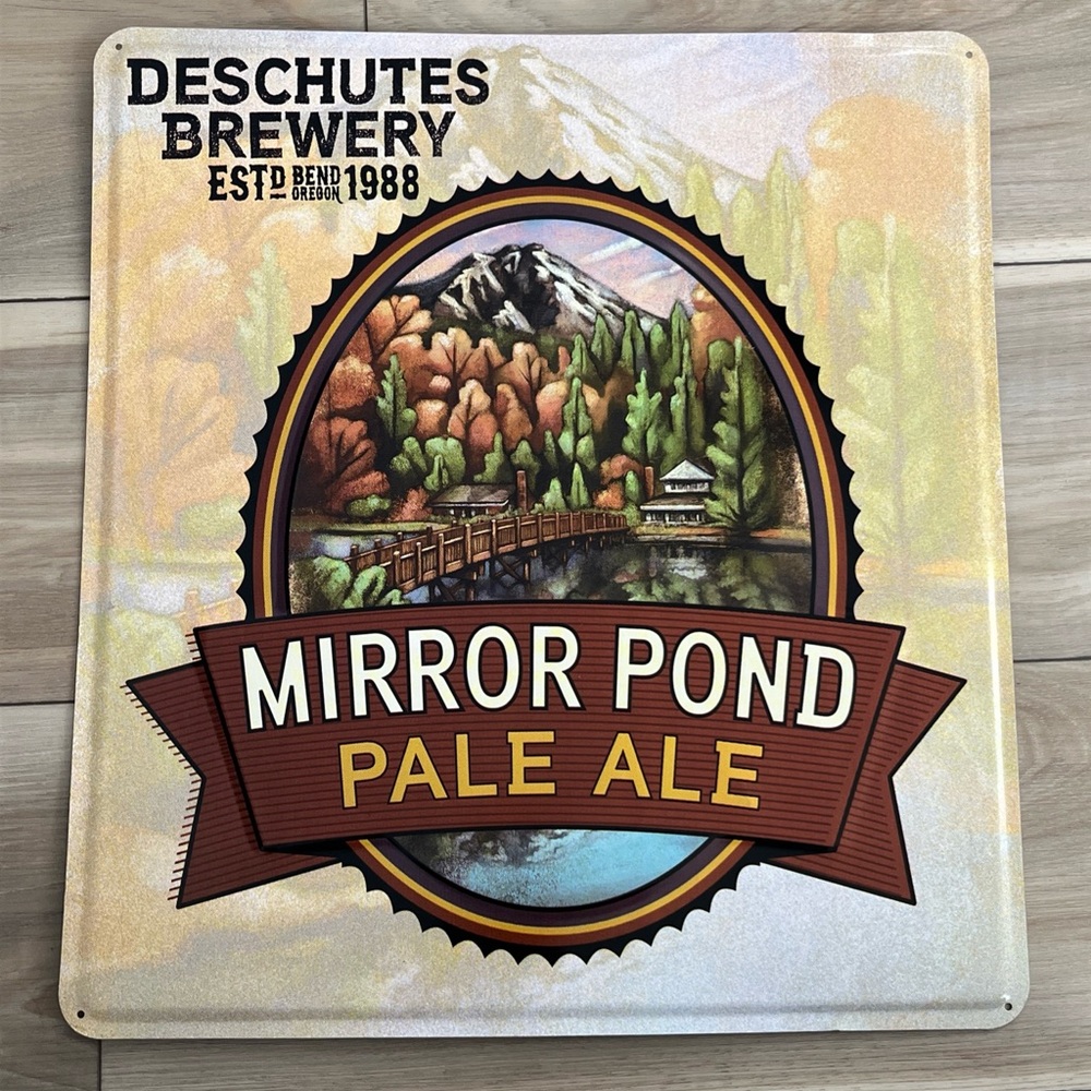 Deschutes Brewery Mirror Pond Pale Ale Sign